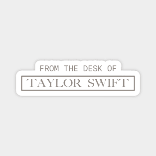 From the Desk of Tortured Poet Department Tay Swiftie Music Pop Album Cover Illustration Magnet