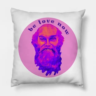 Ram Dass Be Love Now Purple Pillow