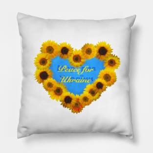 Peace for Ukraine Pillow