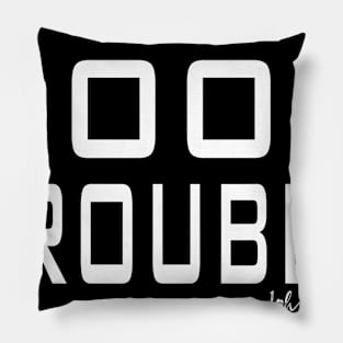 ALKEBULAN - GOOD TROUBLE (White Letter) Pillow