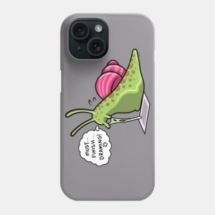 At A Snail's Pace Phone Case