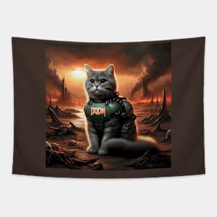 Doom Kitty Tapestry