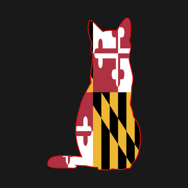 Maryland Cat Flag by Wickedcartoons