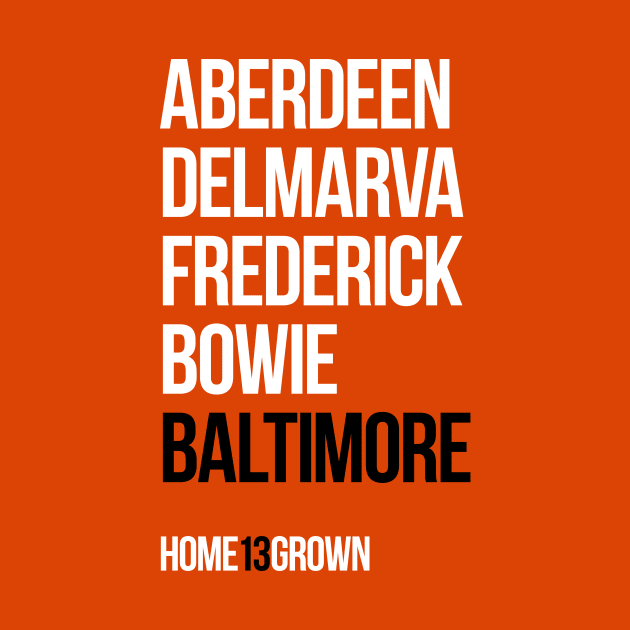 "Homegrown Series" Baltimore: M&M (Orange) by alanduda