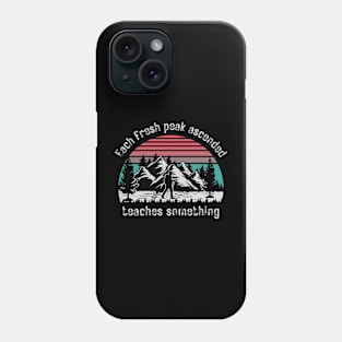 Hiking outdoors Phone Case