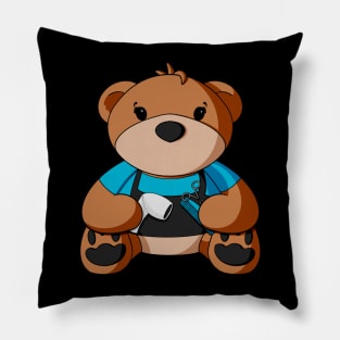 Hairdresser Teddy Bear Pillow