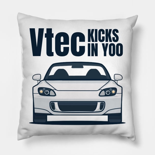 Vtec Kicks in Yoo Pillow by MOTOSHIFT