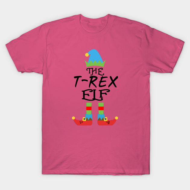 Discover The TRex Elf Matching Family Group Christmas Party - The Trex Elf - T-Shirt