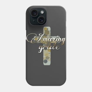 Amazing Grace with Cross Phone Case