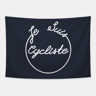 Je Suis Cycliste - I am a Cyclist  - Cycling Graphic Tapestry