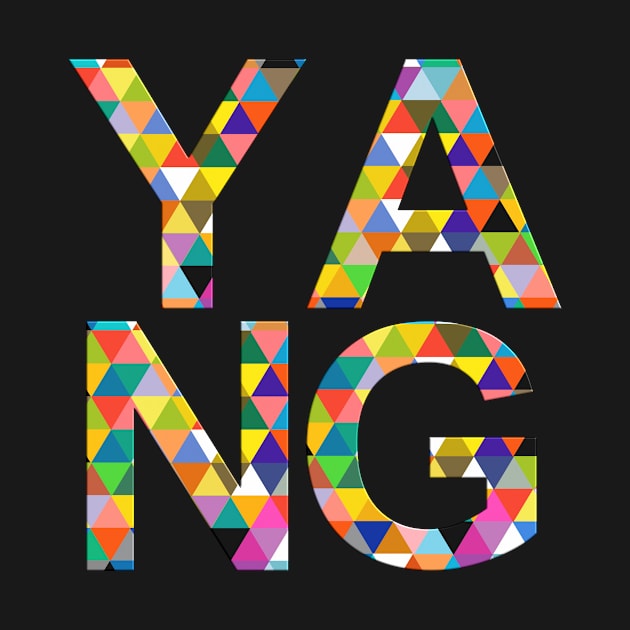 Yang, name, typography by Furashop