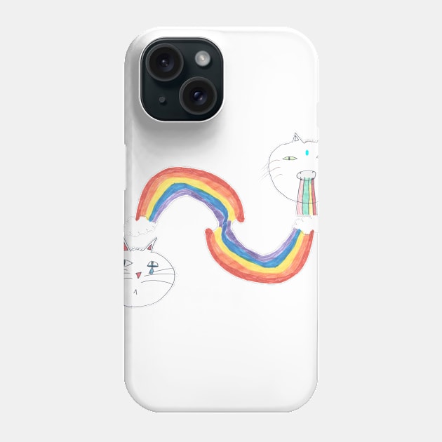 Rainbow Cats, no Dabbing Unicorns Phone Case by vomitocat