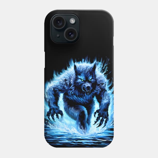 Werewolf night design Phone Case by Ravenglow