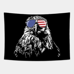 Proud Patriotic Bald Eagle Tapestry