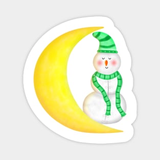 Christmas Snowman Magnet