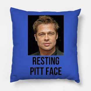Resting Pitt Face Pillow