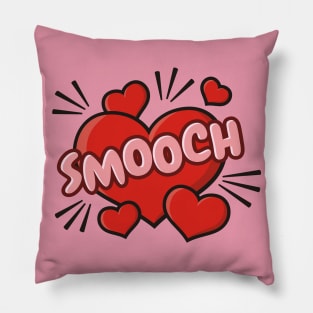 Kissing Comic Sound Effect Pillow