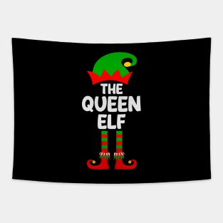 Queen Elf Matching Family Group Christmas Party Pajama Tapestry