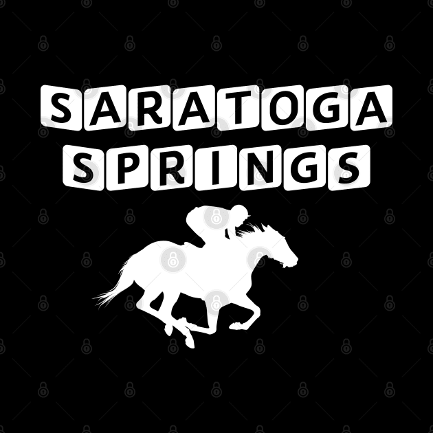Saratoga Springs Horse Racing by sewandtell