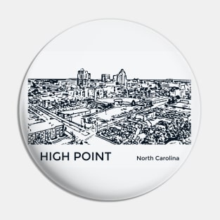 High Point North Carolina Pin