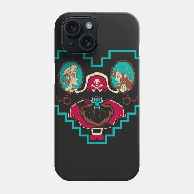 I'm Hooked on You Baby! - Pirate Phone Case by Nemons