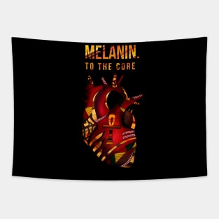 Melanin Heart - Melanin To The Core Tapestry