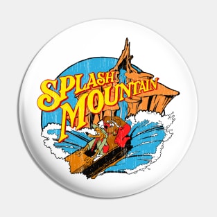 Splash Mountain // Vintage Style Design Pin