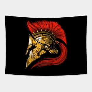 Spartan Helmet Tapestry