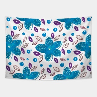 Pretty blue flower Tapestry