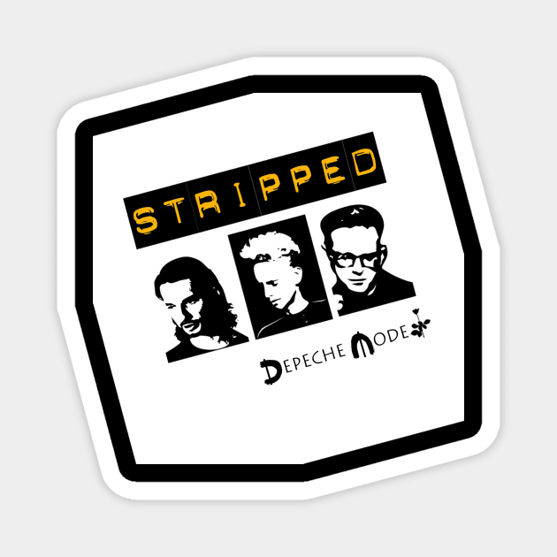 Depeche Mode Stripped Magnet by Tarat Taban