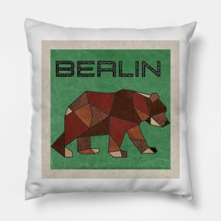 ART Leather Berlin Bear Pillow