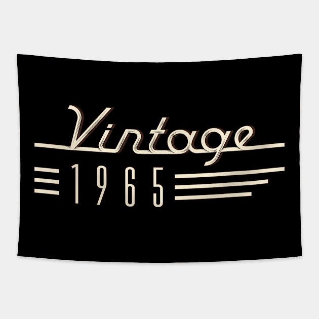 Vintage 1965 57 years old birthday Tapestry by hoopoe