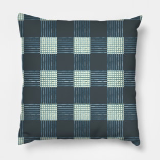 Watercolour organic gingham Pillow