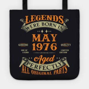 Birthday Gift Legends Born In May 1976 Tote