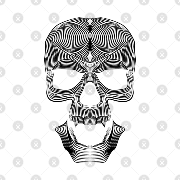 Halloween Big Skull by holidaystore