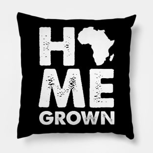 African, Home Grown, Black Pride, Africa Map Pillow