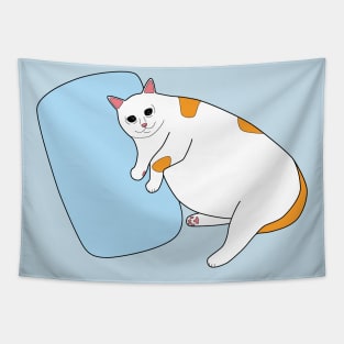 Pillow Cat Meme Tapestry