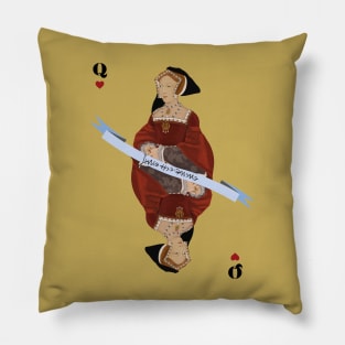 Queen Jane Seymour card 02 Pillow