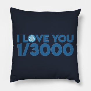 I Love You 1/3000 Pillow