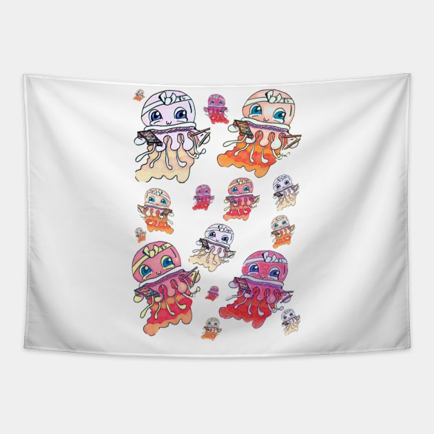 Multi Pinkie Pod Tapestry by Jynn&Lynn