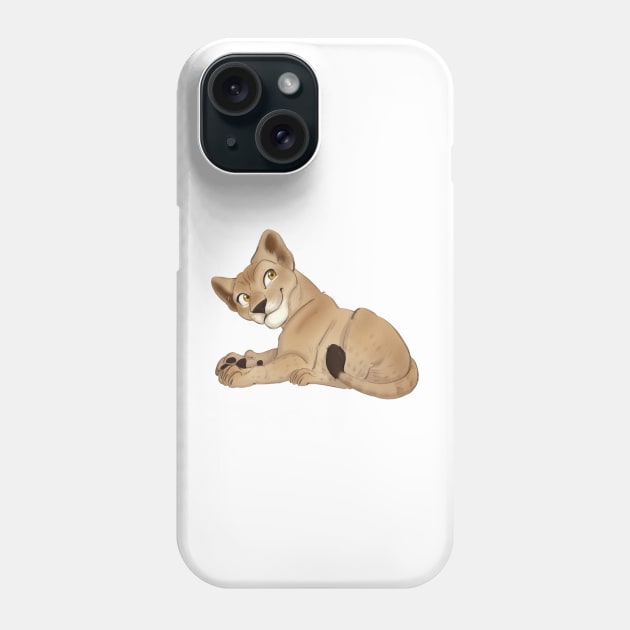 Lion cub Phone Case by PaulaBS