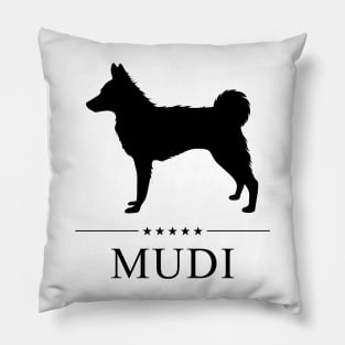 Mudi Black Silhouette Pillow