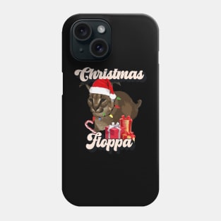 Big Floppa Christmas Meme - Festive Xmas Caracal Big Cat Vintage Retro Text Funny Meme Design Phone Case