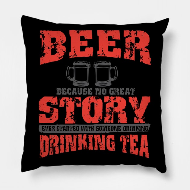 Drink Beer Pillow by schmomsen