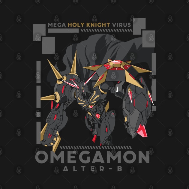 digimon omnimon variant omnimon alter - B by DeeMON