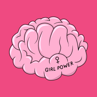 Girl Power Brain T-Shirt