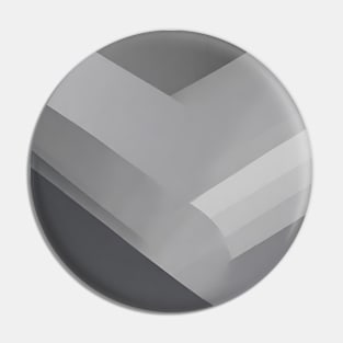 Abstract Gray and White Lines Pin