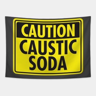 Caution: Caustic Soda Tapestry