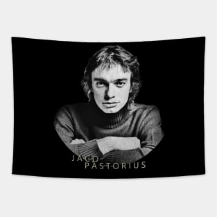 Retro Jaco Pastorius Tapestry