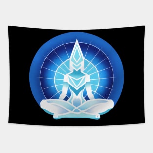 Aura Blue Meditation 06 Tapestry